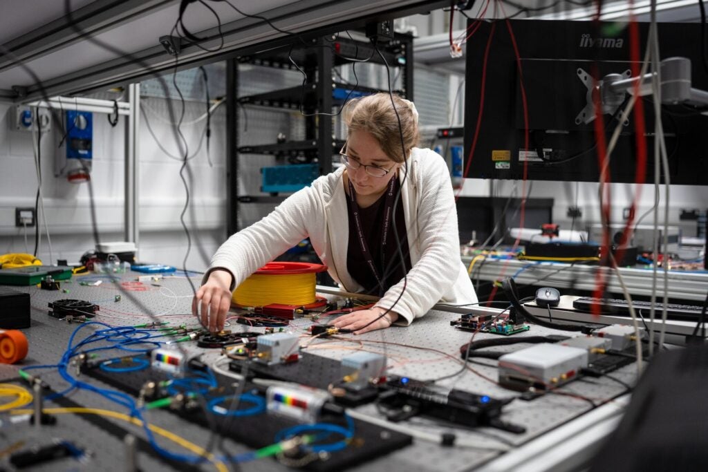 The University of York is working on a range of quantum communications technology at its quantum lab (Photo: University of York)